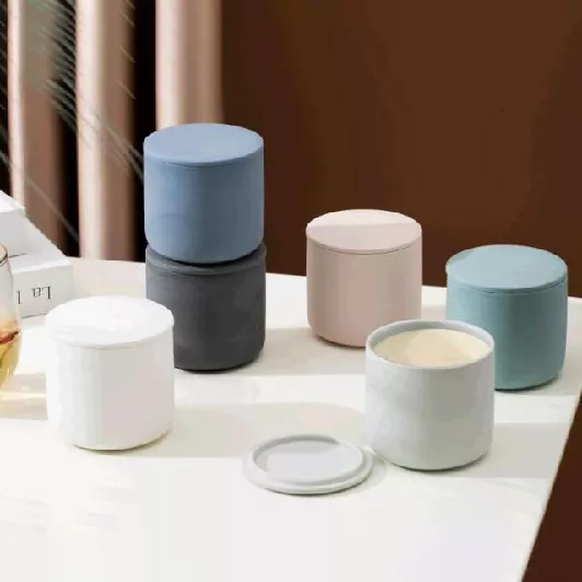 Macaron Color Keramic Candle Holder
