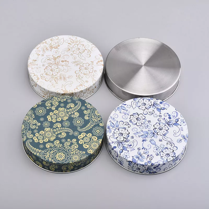 Prilagojen tisk kositer Candle Jar